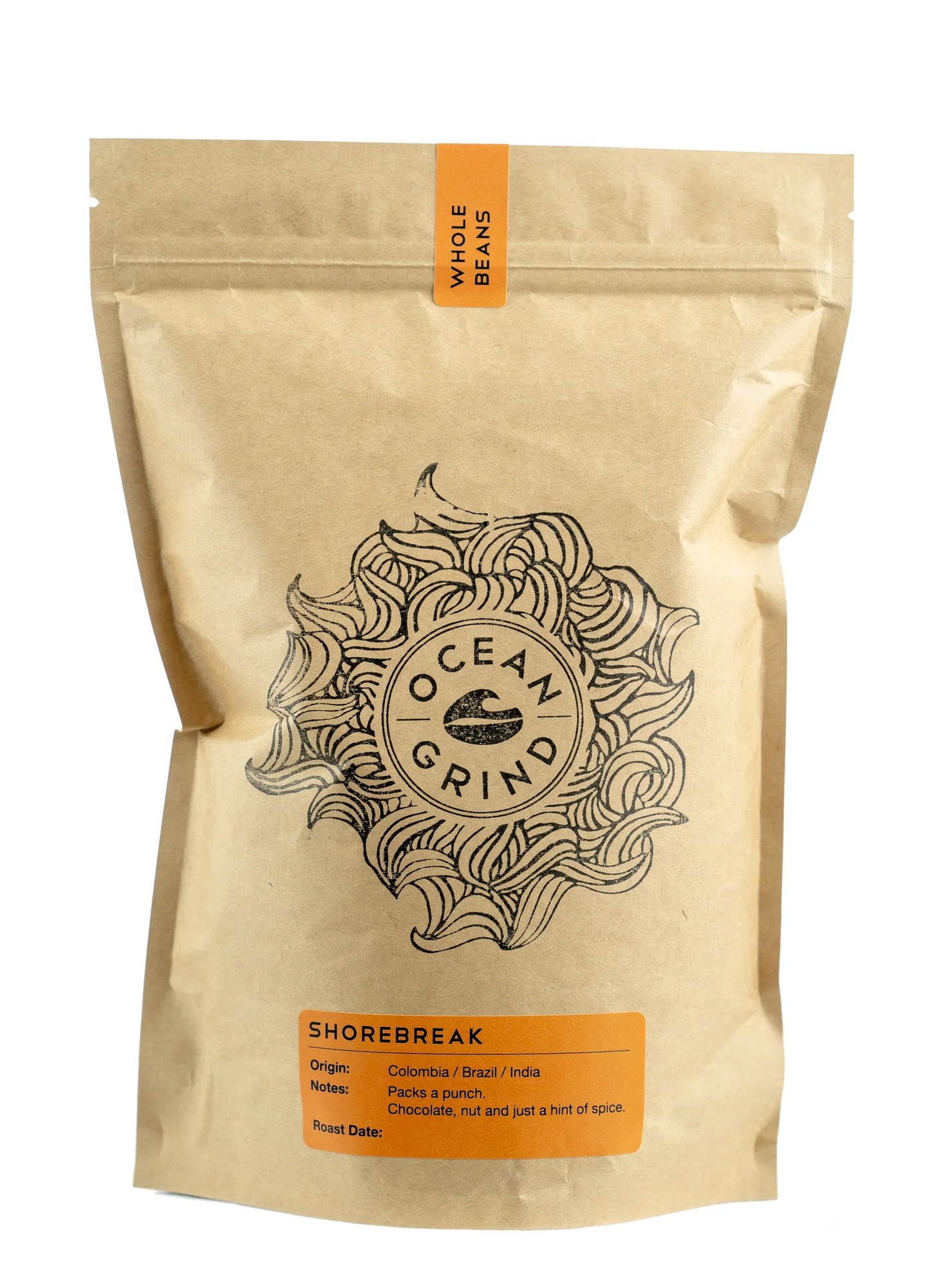 Ocean Grind Ground Coffee - Shorebreak 225g