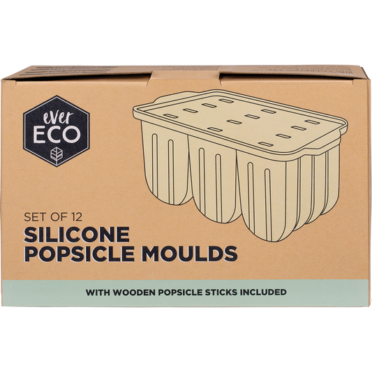 Silicone Popsicle Moulds Tray of 12