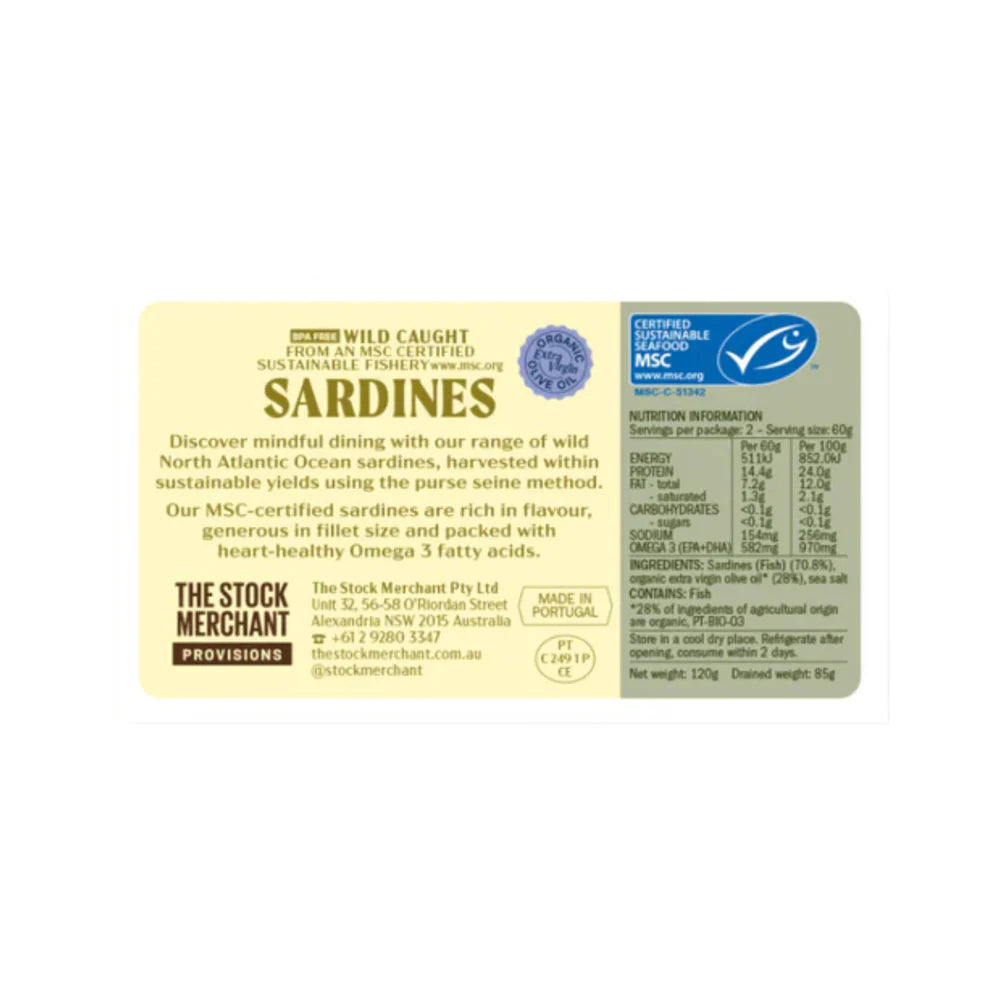Sardines in EVOO 120g